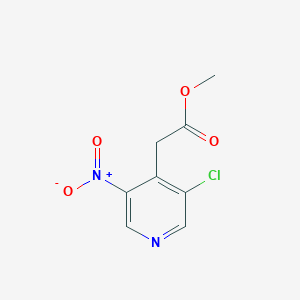 Methyl (3-chloro-5-nitropyridin-4-yl)acetate