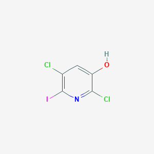 molecular formula C5H2Cl2INO B1392933 2,5-二氯-6-碘吡啶-3-醇 CAS No. 1261365-62-1