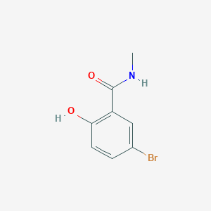 molecular formula C8H8BrNO2 B13929337 5-Bromo-2-hydroxy-N-methylbenzamide 