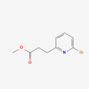 Methyl 6-bromo-2-pyridinepropanoate