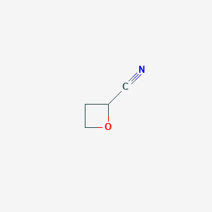 molecular formula C4H5NO B13929396 Oxetane-2-carbonitrile 