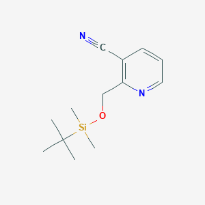 2-(((tert-Butyldimethylsilyl)oxy)methyl)nicotinonitrile