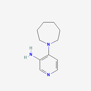 molecular formula C11H17N3 B13929486 4-(Azepan-1-yl)pyridin-3-amine CAS No. 94520-30-6