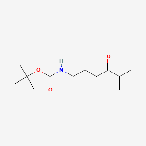 tert-Butyl (2,5-dimethyl-4-oxohexyl)carbamate