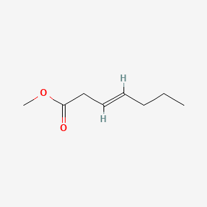 3-Heptenoic acid, methyl ester, (E)-