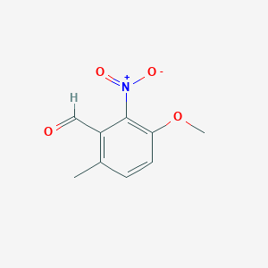 3-Methoxy-6-methyl-2-nitrobenzaldehyde