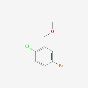 molecular formula C8H8BrClO B13929530 4-Bromo-1-chloro-2-(methoxymethyl)benzene 