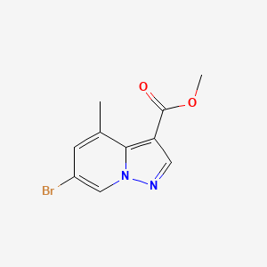 Methyl 6-bromo-4-methylpyrazolo[1,5-a]pyridine-3-carboxylate