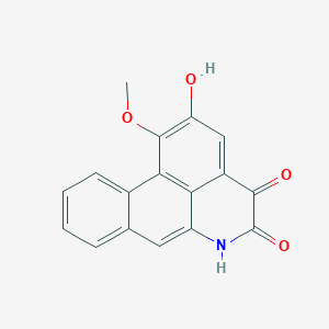 molecular formula C17H11NO4 B13929627 4,5-Dioxodehydroasimilobine 