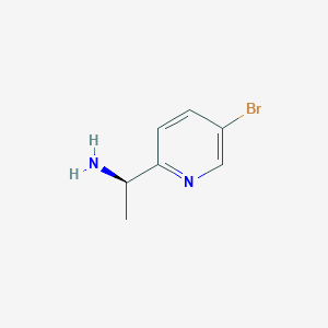 molecular formula C7H9BrN2 B1392965 (R)-1-(5-Bromopyridin-2-YL)ethanamine CAS No. 953780-20-6