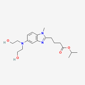 4-{5-[Bis-(2-hydroxyethyl) amino]-1-methyl-1H-benzimidazol-2-yl}-butyric acid isopropyl ester