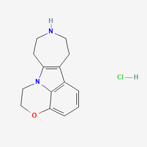 14-Oxa-1,5-diazatetracyclo[7.7.1.02,8.013,17]heptadeca-2(8),9(17),10,12-tetraene;hydrochloride