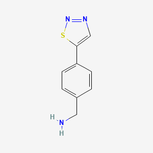 4-(1,2,3-Thiadiazol-5-yl)benzenemethanamine