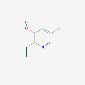 molecular formula C8H11NO B13929736 2-Ethyl-5-methyl-3-pyridinol 