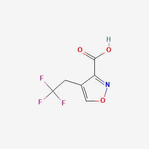 4-(2,2,2-Trifluoroethyl)isoxazole-3-carboxylic acid