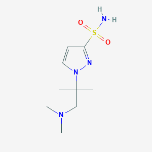 1-(1-(dimethylamino)-2-methylpropan-2-yl)-1H-pyrazole-3-sulfonamide