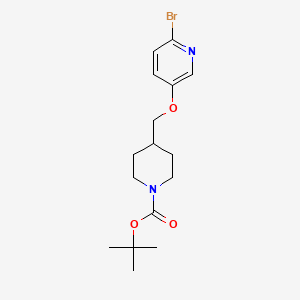 1,1-Dimethylethyl 4-{[(6-bromo-3-pyridinyl)oxy]methyl}-1-piperidinecarboxylate