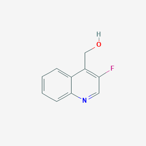 molecular formula C10H8FNO B13929812 3-Fluoro-4-quinolinemethanol 