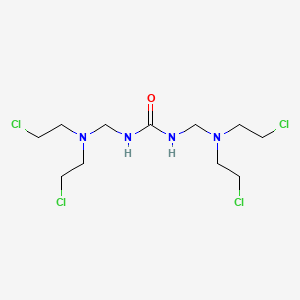 Urea, N,N'-bis((bis-(2-chloroethyl)amino)methyl)-