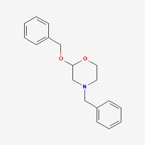 Morpholine, 2-(phenylmethoxy)-4-(phenylmethyl)-