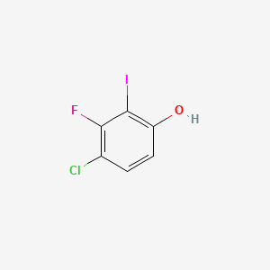 4-Chloro-3-fluoro-2-iodophenol