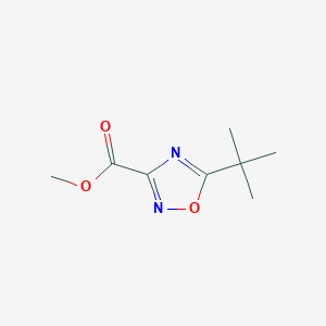 molecular formula C8H12N2O3 B13929874 Methyl 5-(tert-butyl)-1,2,4-oxadiazole-3-carboxylate 