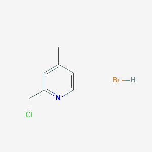 molecular formula C7H9BrClN B13929877 2-(Chloromethyl)-4-methylpyridine hydrobromide 