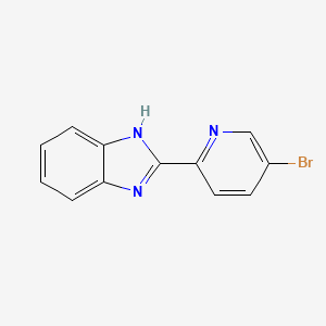 molecular formula C12H8BrN3 B13929880 2-(5-Bromo-2-pyridinyl)-1H-benzimidazole 