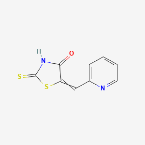 molecular formula C9H6N2OS2 B13929889 4-Thiazolidinone, 5-(2-pyridinylmethylene)-2-thioxo- 