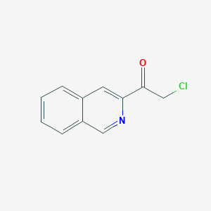 molecular formula C11H8ClNO B13929893 2-Chloro-1-(isoquinolin-3-YL)ethanone 