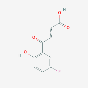 4-(5-Fluoro-2-hydroxyphenyl)-4-oxobut-2-enoicacid