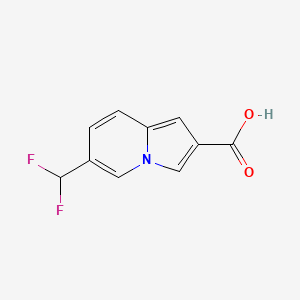 6-(Difluoromethyl)-2-indolizinecarboxylic acid