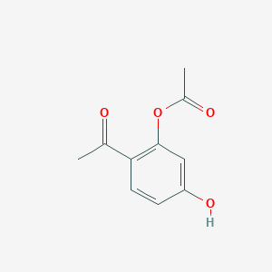 molecular formula C10H10O4 B13929948 1-[2-(Acetyloxy)-4-hydroxyphenyl]ethanone CAS No. 52751-42-5