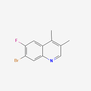 7-Bromo-6-fluoro-3,4-dimethylquinoline