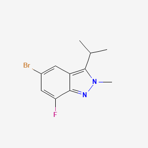 5-Bromo-7-fluoro-3-isopropyl-2-methyl-2H-indazole