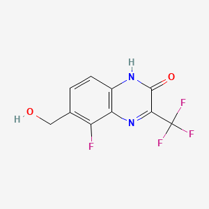 5-Fluoro-6-(hydroxymethyl)-3-(trifluoromethyl)-2(1H)-quinoxalinone