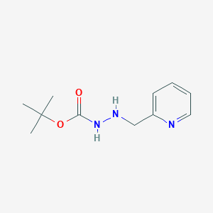 molecular formula C11H17N3O2 B13930000 1,1-Dimethylethyl 2-(2-pyridinylmethyl)hydrazinecarboxylate 