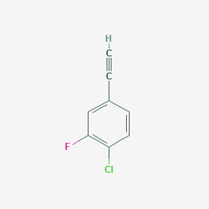 B1393005 1-Chloro-4-ethynyl-2-fluorobenzene CAS No. 756895-72-4