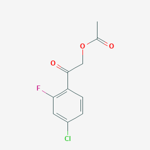 2-(4-Chloro-2-fluorophenyl)-2-oxoethyl acetate