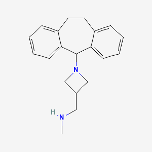 Azetidine, 1-(10,11-dihydro-5H-dibenzo(a,d)cyclohepten-5-yl)-3-(methylamino)methylene-