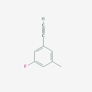 molecular formula C9H7F B1393014 1-乙炔基-3-氟-5-甲基苯 CAS No. 960589-12-2
