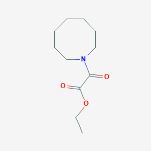 molecular formula C11H19NO3 B1393021 乙基氮杂环-1-基(氧代)乙酸酯 CAS No. 1182749-44-5