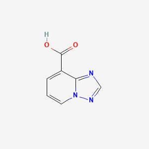 molecular formula C7H5N3O2 B1393026 [1,2,4]三唑并[1,5-a]吡啶-8-羧酸 CAS No. 1234616-36-4
