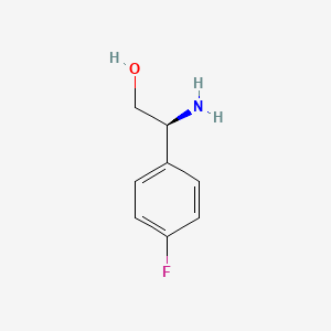 molecular formula C8H10FNO B1393036 (S)-2-氨基-2-(4-氟苯基)乙醇 CAS No. 224434-01-9