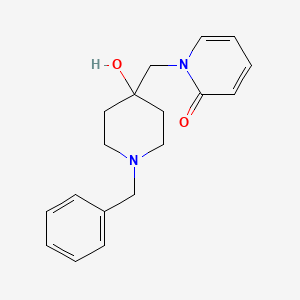 1-[[4-Hydroxy-1-(phenylmethyl)-4-piperidinyl]methyl]-2(1H)-pyridinone