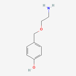 4-((2-Aminoethoxy)methyl)phenol