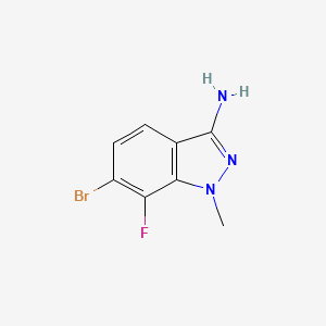 6-Bromo-7-fluoro-1-methyl-indazol-3-amine