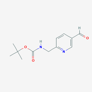 tert-Butyl ((5-formylpyridin-2-yl)methyl)carbamate