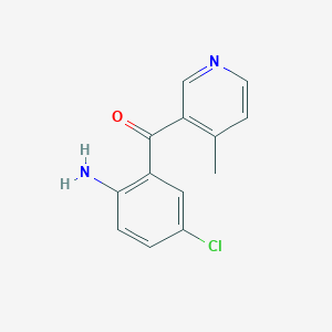 (2-Amino-5-chlorophenyl)(4-methylpyridin-3-yl)methanone