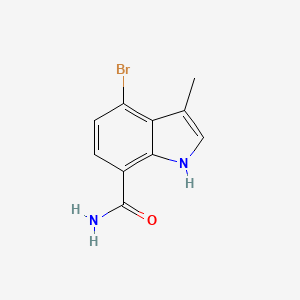 4-bromo-3-methyl-1H-indole-7-carboxamide